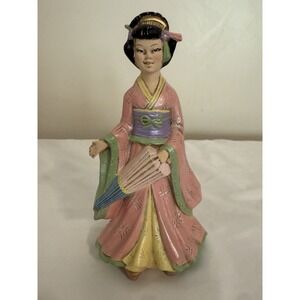 Handmade Ceramic Asian Figurine Hand Painted In Poland‎ Ohio